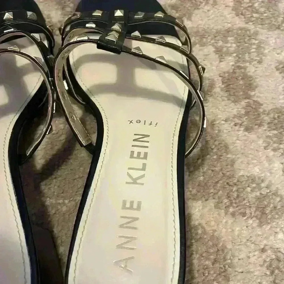 Anne Klein iflex Rachel slides studded size 9M - Picture 3 of 5